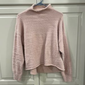 Bella Dahl Blush Pink Fuzzy Sweater